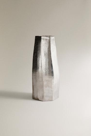 VASO DE CERÂMICA GEOMÉTRICA BISSELADO - P da Zara - Imagem 0