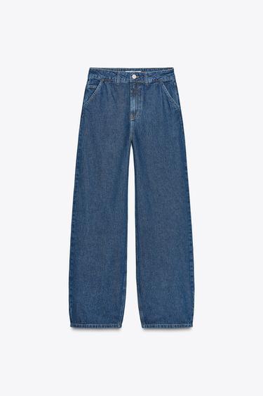 Zara TRF POCKET JEANS - Blue