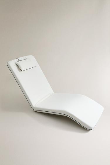 RECLINING BEACH FLOOR LOUNGER - Ivory by Zara - Image 0