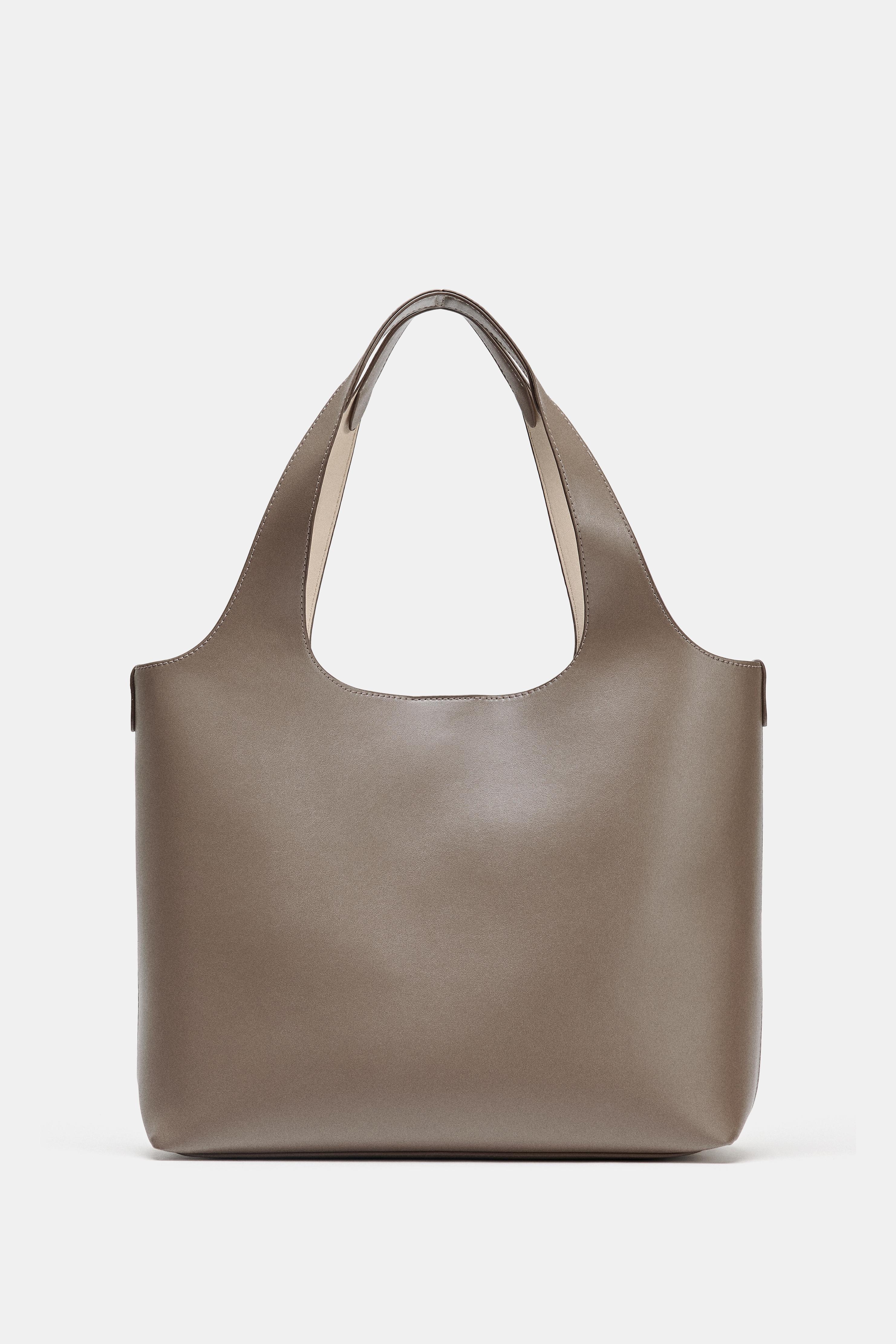 ZARA トートバッグ ボストンバッグ　レザー Women's Large Bags | ZARA United States