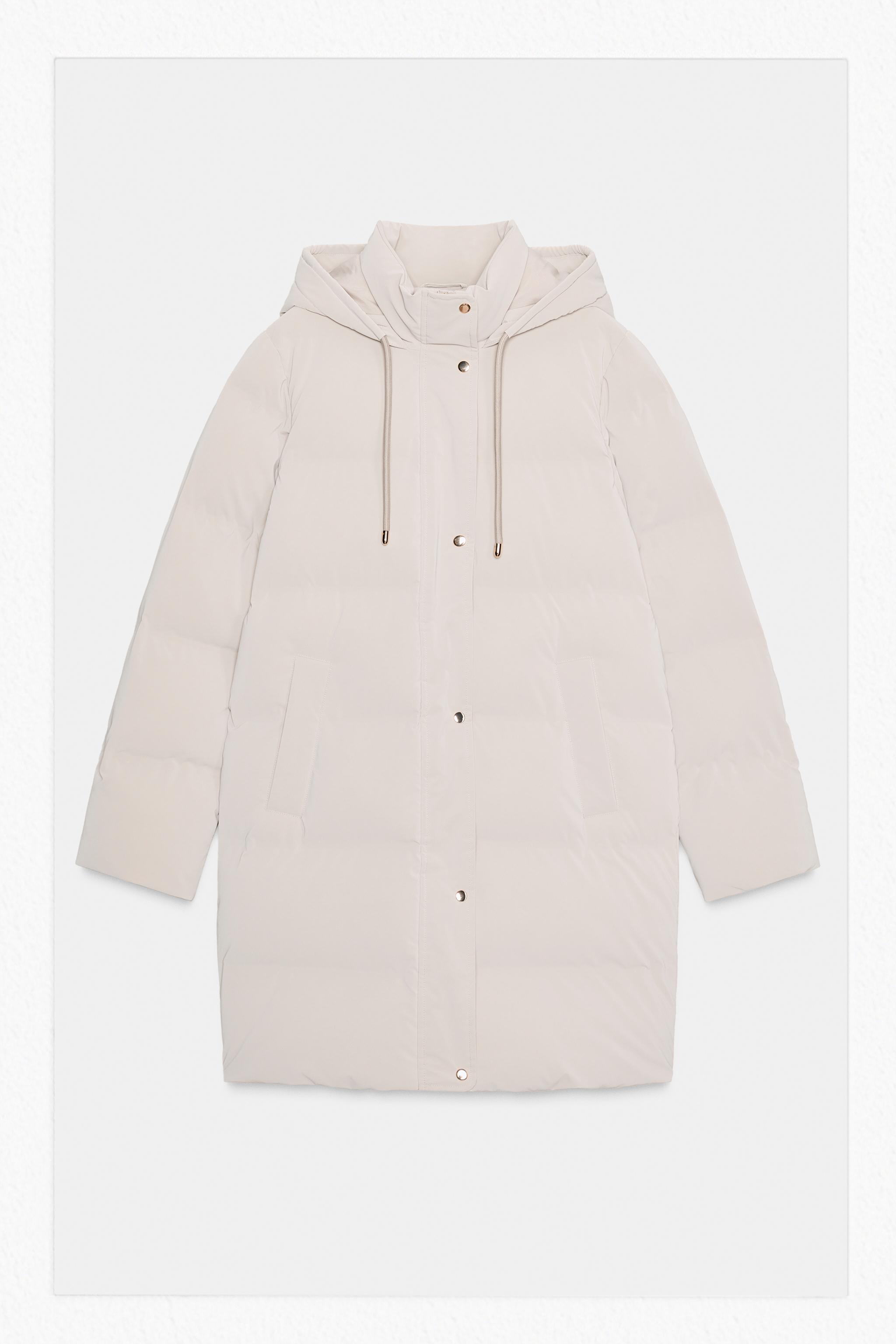 ZARA ZW キルティング ロング丈ジャケット コート M アノラック ダウン b055d7daca471f882aeb296a6e1d32