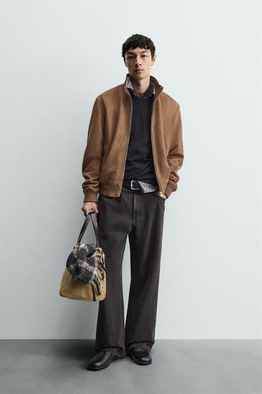 BAGGY FIT JEANS - Brown by Zara