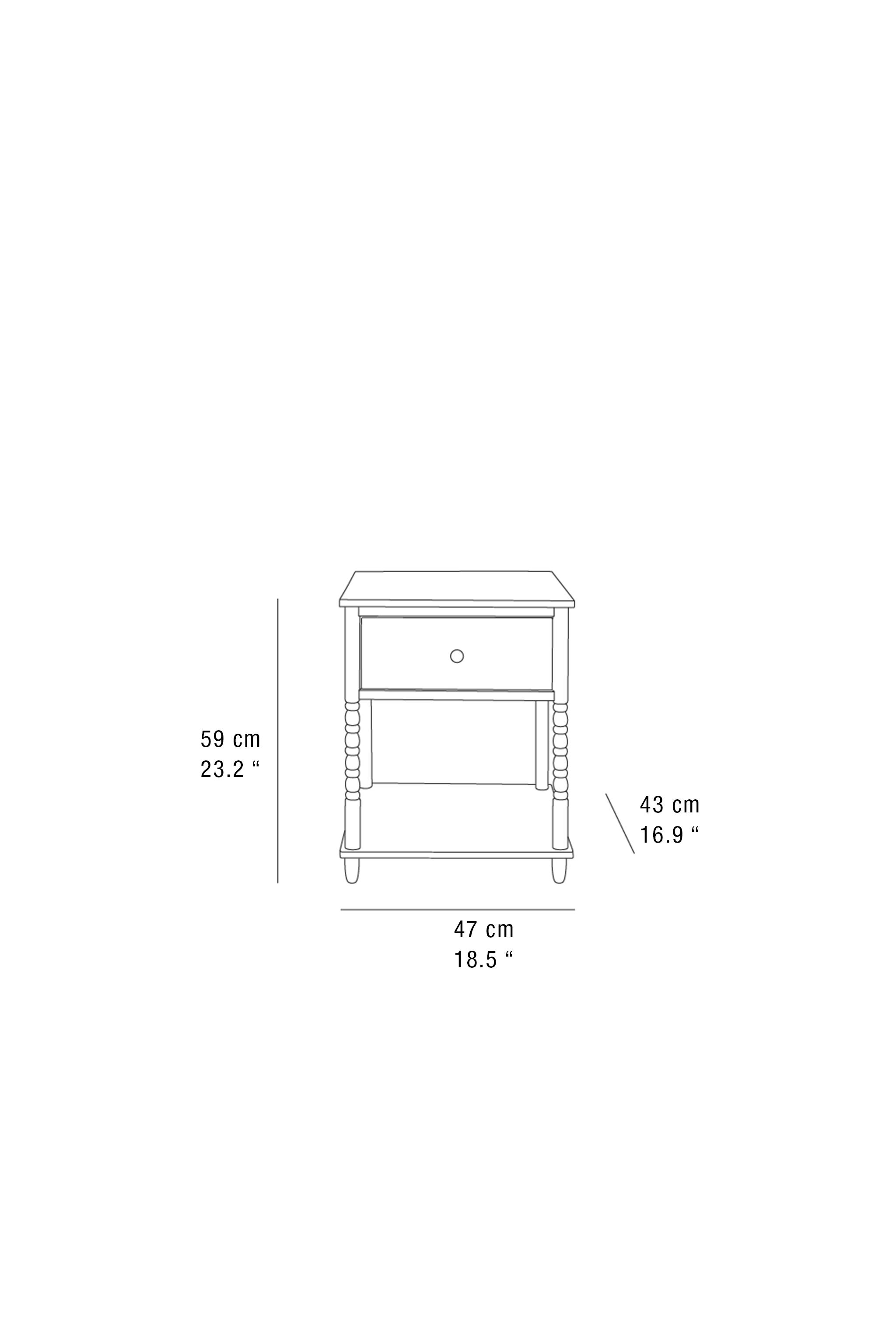 WOODEN NIGHTSTAND