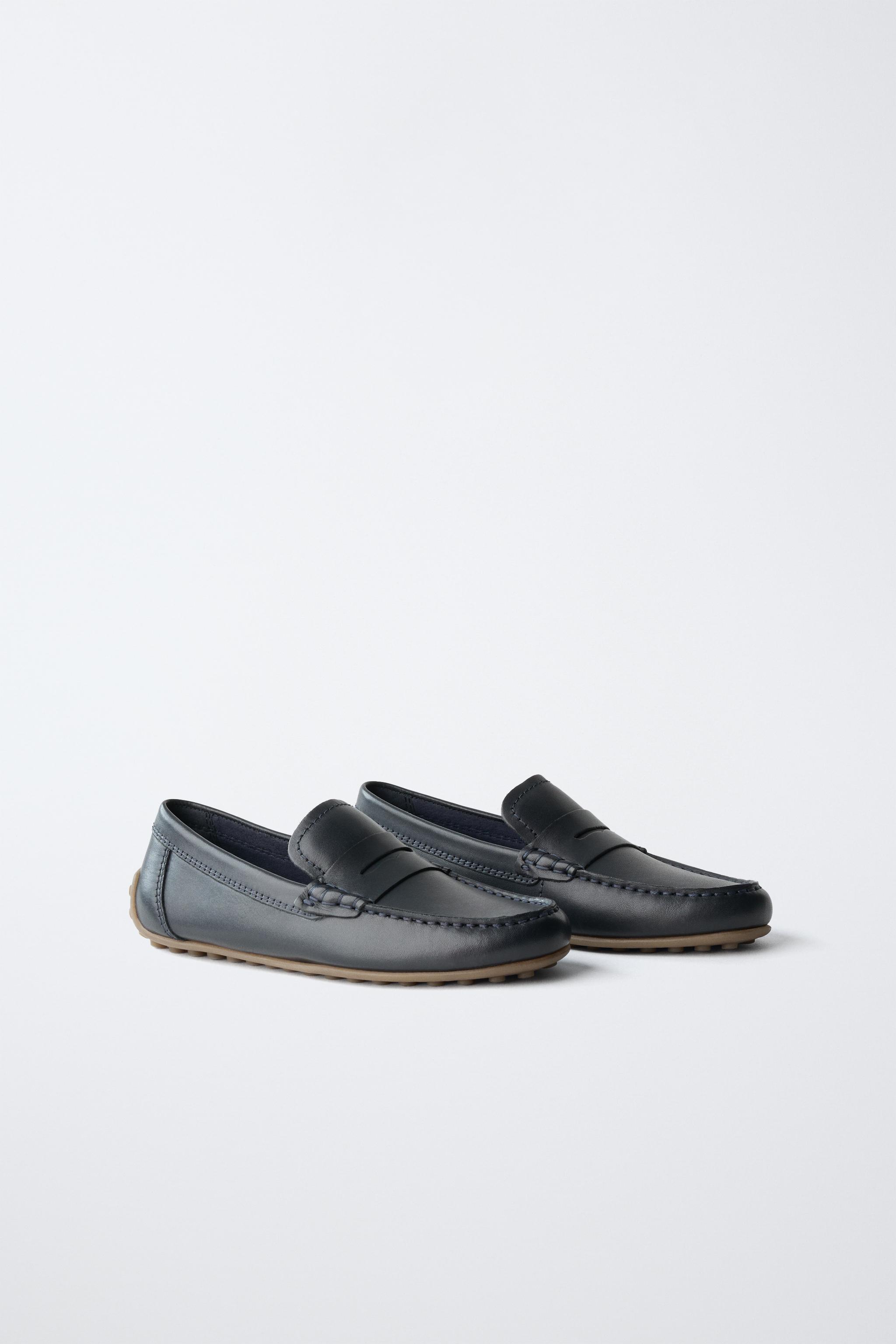 Обувь Zara CLASSIC LEATHER DECK SHOES — фото 2