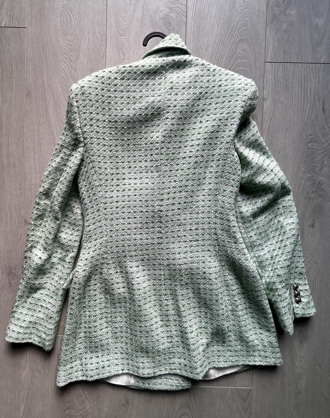 TEXTURED CHECK BLAZER - Image 2
