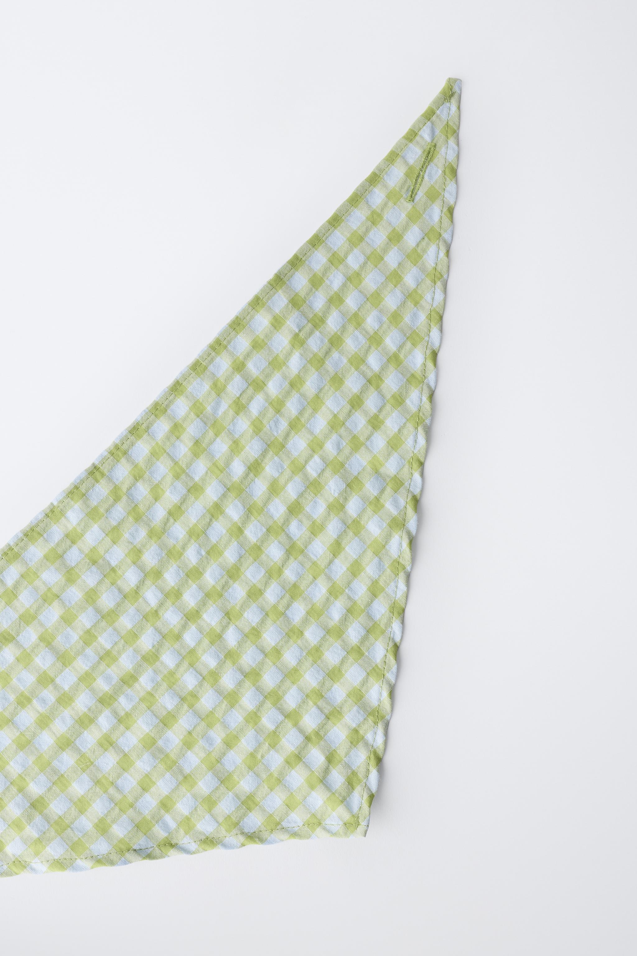 GINGHAM BANDANA - Lime green | ZARA United States