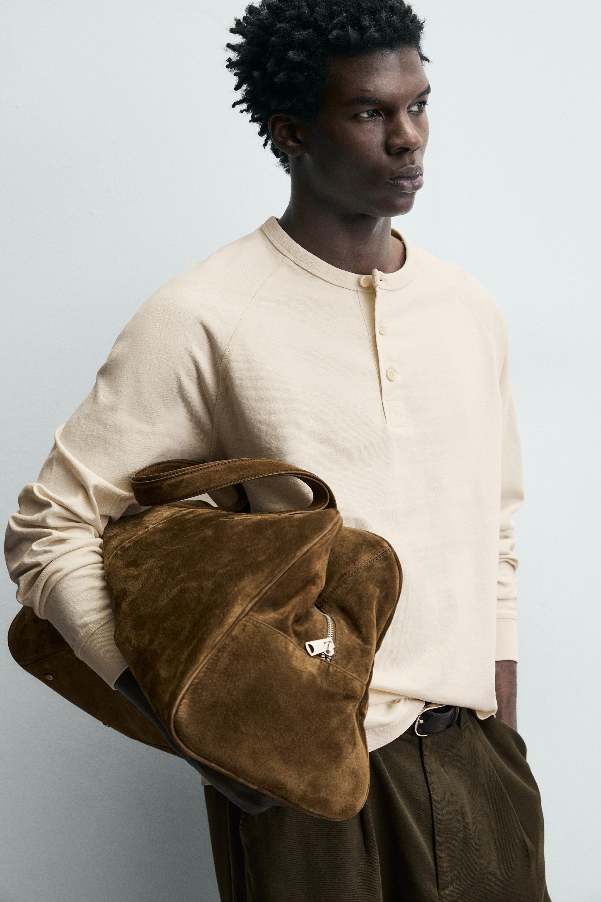 ヘンリーネックTシャツ - エクリュ | ZARA Japan / 日本