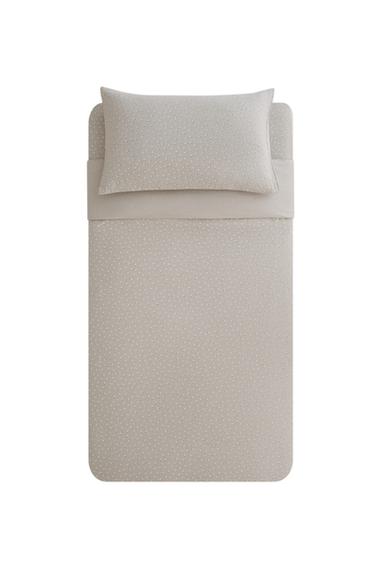FUNDA DE DUVET INFANTIL ALGODÓN GASA POLLITOS - Gris topo de Zara