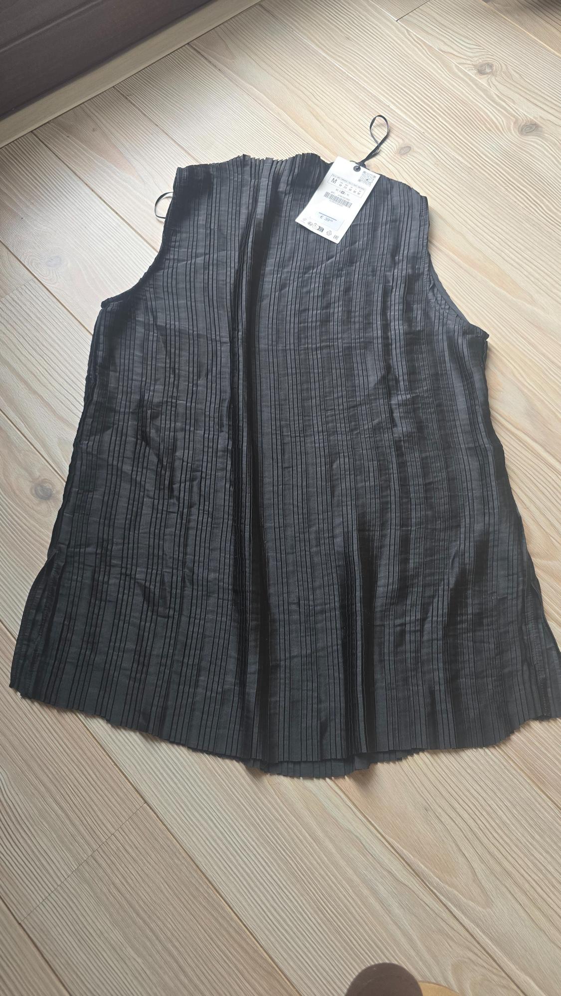 ZW COLLECTION PLEATED SHIRT - Image 3