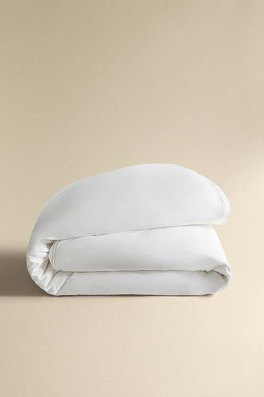 HOUSSE DE COUETTE DOUBLE FESTON - Vert clair de Zara - Image 4