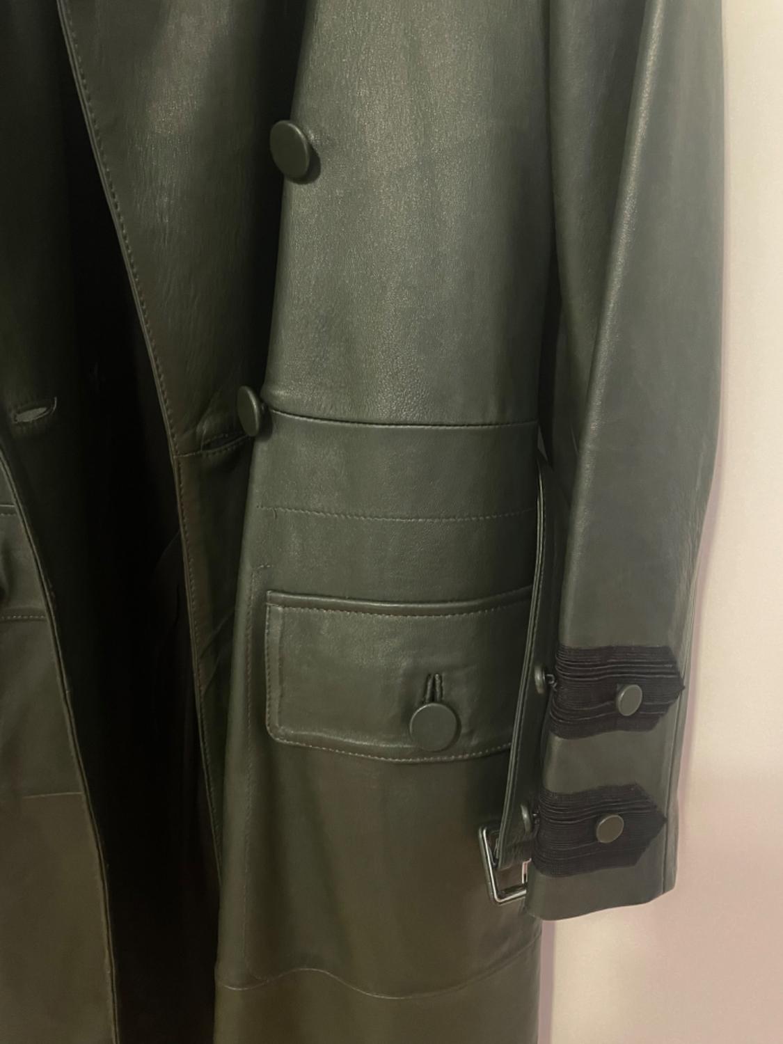 LEATHER TRENCH COAT - Image 5