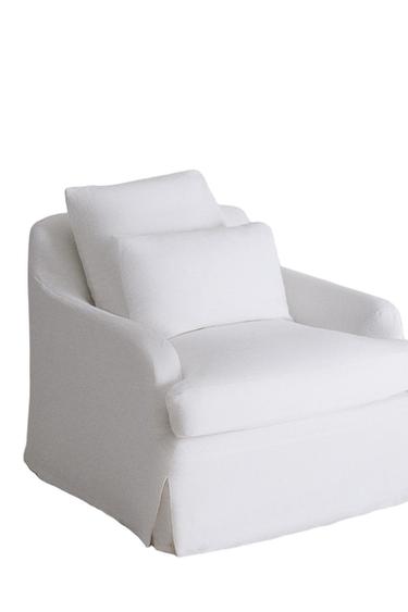 غلاف كتان للكرسي بذراعين ARMCHAIR 01 - خَام الخاص بـ Zara