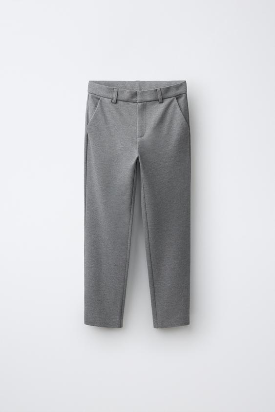 COMFORT SUIT TROUSERS - Grey by Zara - Image 0
