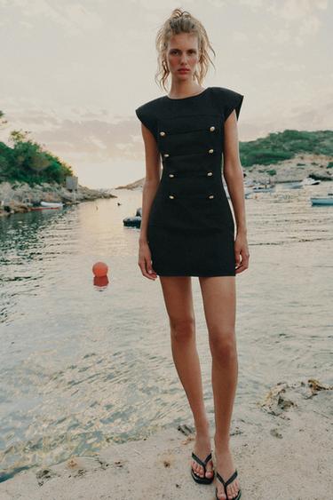 zara black cocktail dress Little Dresses The off