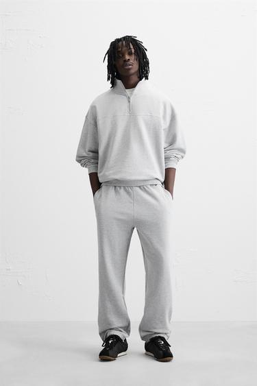 QUARTER-ZIP TRACKSUIT - DARK SALMON by Zara