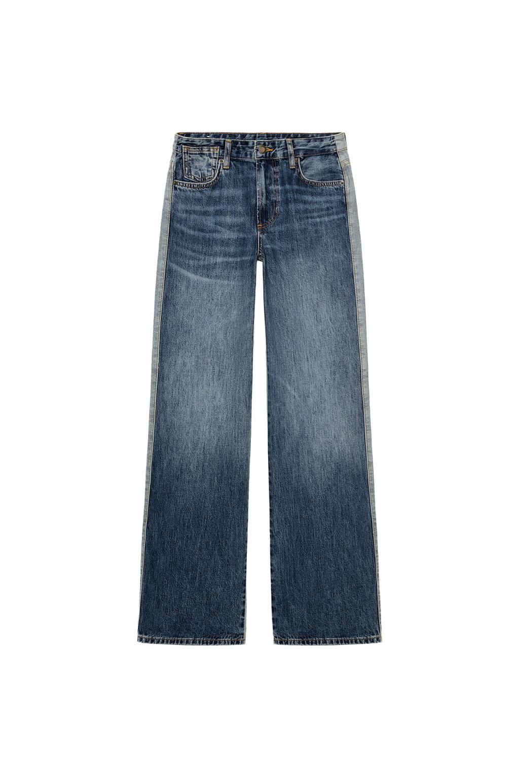 ZW COLLECTION MID-RISE STRAIGHT LEG JEANS - image 3