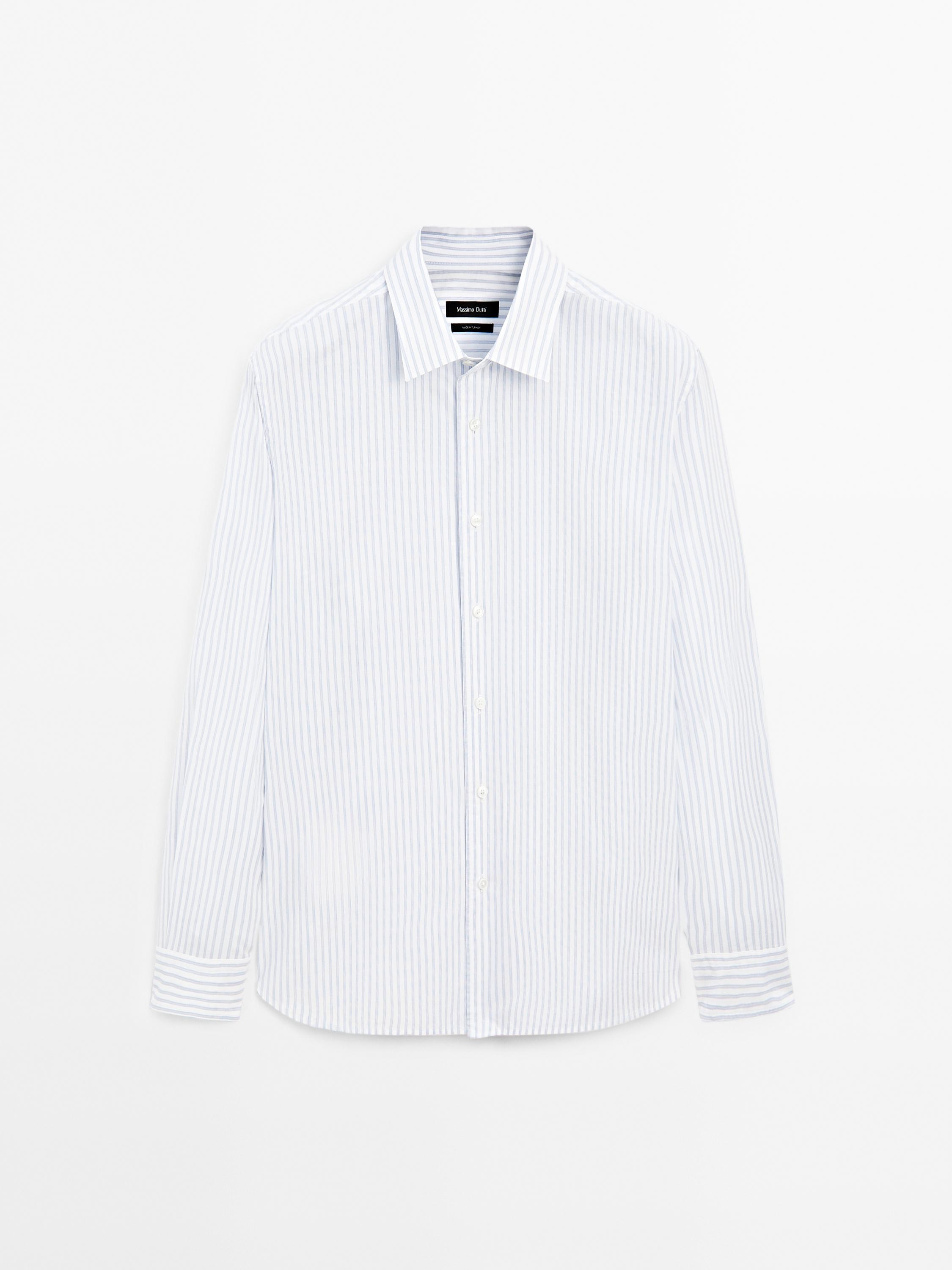 Chemise à rayures regular fit