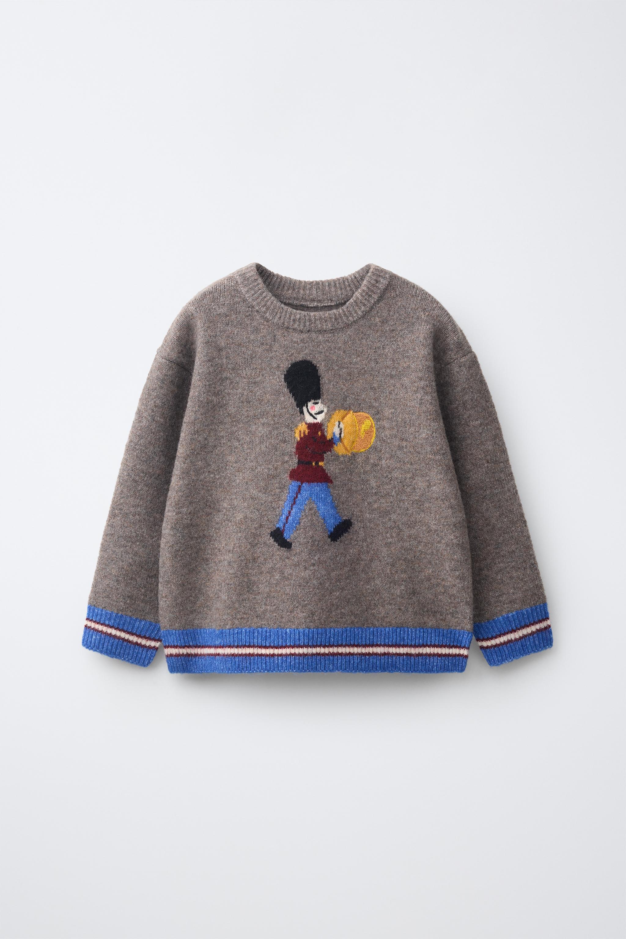 Детские свитеры Zara SOFT-KNIT ROYAL GUARD PRINT JUMPER — фото 2