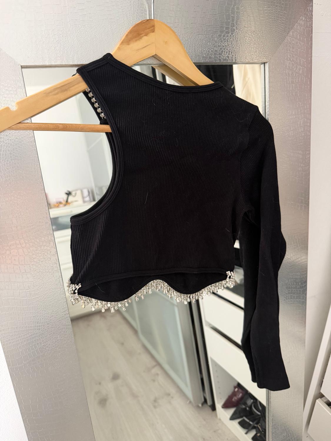 SEAMLESS TOP WITH RHINESTONES - Image 2