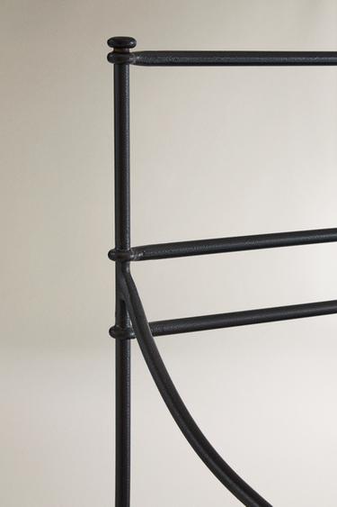 DOUBLE FORGED METAL BENCH - Black by Zara - Image 2