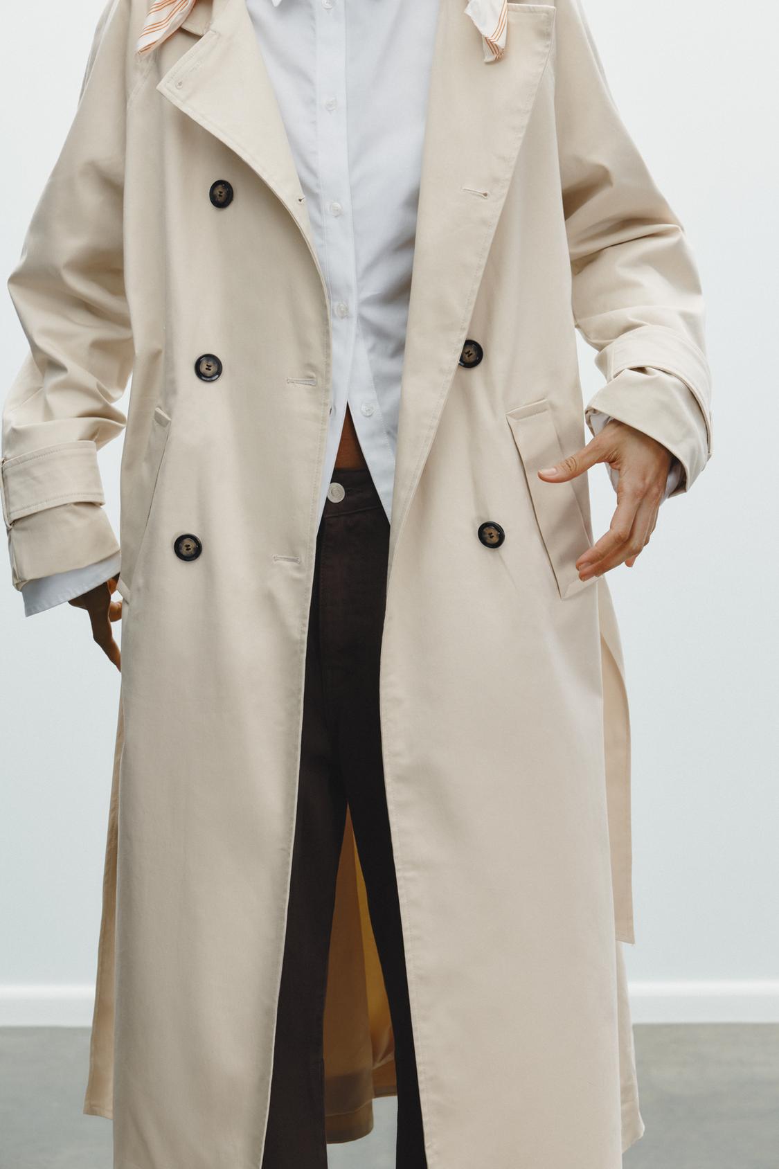 LONG SCARF TRENCH COAT