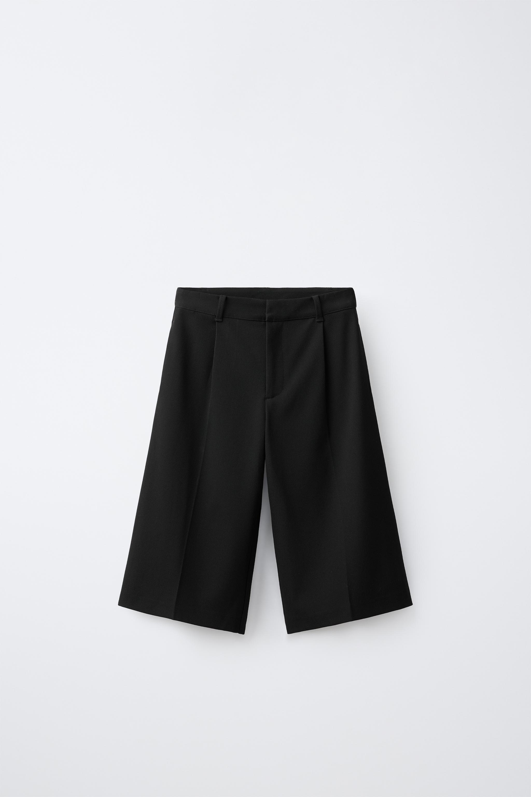 Детские шорты Zara PLEATED LONG BERMUDA SHORTS