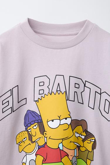 THE SIMPSONS™ MATT GROENING PRINT T-SHIRT - Mauve by Zara - Image 2