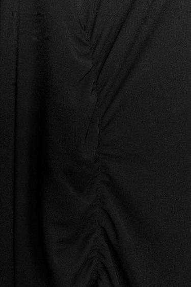 Zara ASYMMETRIC SLEEVE DRESS LIMITED EDITION - Black