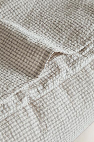 GINGHAM BABY NEST - Grey by Zara - Image 4
