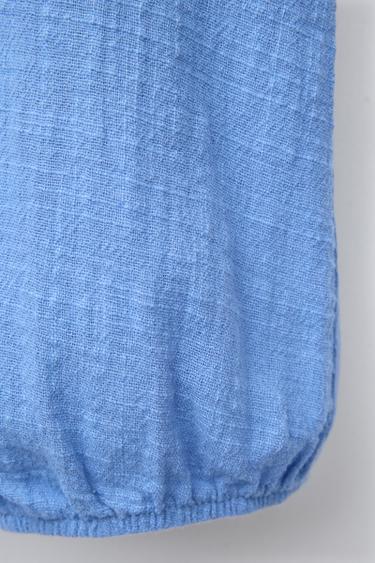 TEXTURED ROMPER - Bluish by Zara - Image 3