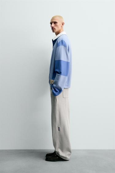 CHAMPION ® X ZARA COLOUR BLOCK POLO SHIRT - Blue by Zara - Image 3