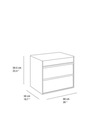 LARGE WOODEN BEDSIDE TABLE - Dark brown by Zara - Image 6