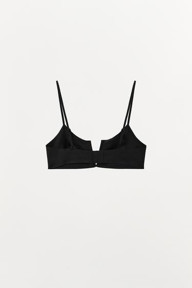 SHAPING BRA WITH POLYAMIDE - Black by Zara - Image 7