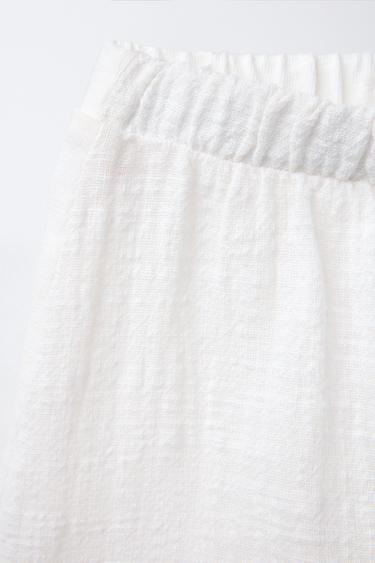 BERMUDA UNIE COMBINÉE - Blanc cassé de Zara - Image 2