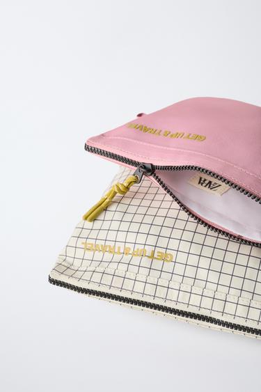LOT DE POCHETTES DE VOYAGE - Rose de Zara - Image 2