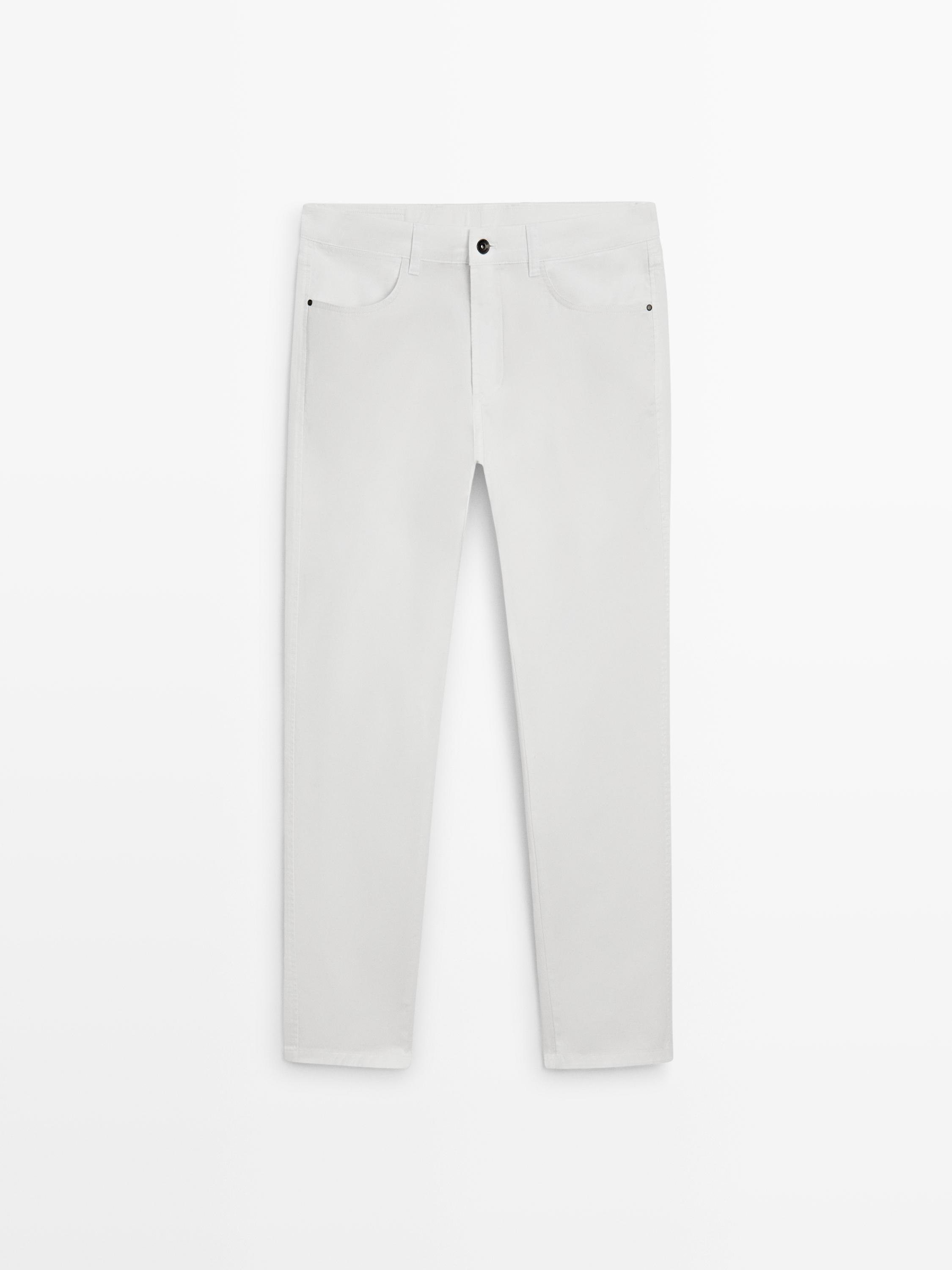 Faux jean slim fit