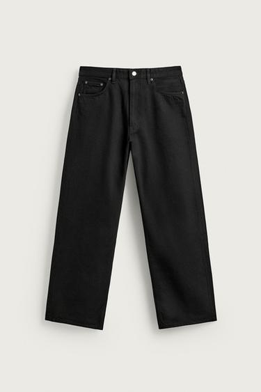 JEANS LOOSE FIT - Negro de Zara