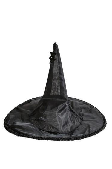 SOMBRERO BRUJA INFANTIL ESTRELLAS HALLOWEEN - Negro de Zara