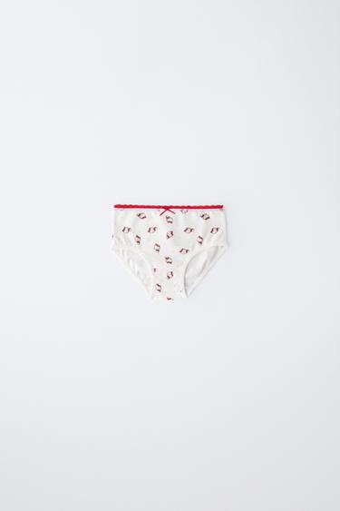 AGES 1-6 / THREE-PACK OF HELLO KITTY © SANRIO BRIEFS - Ecru / Red by Zara - Image 3