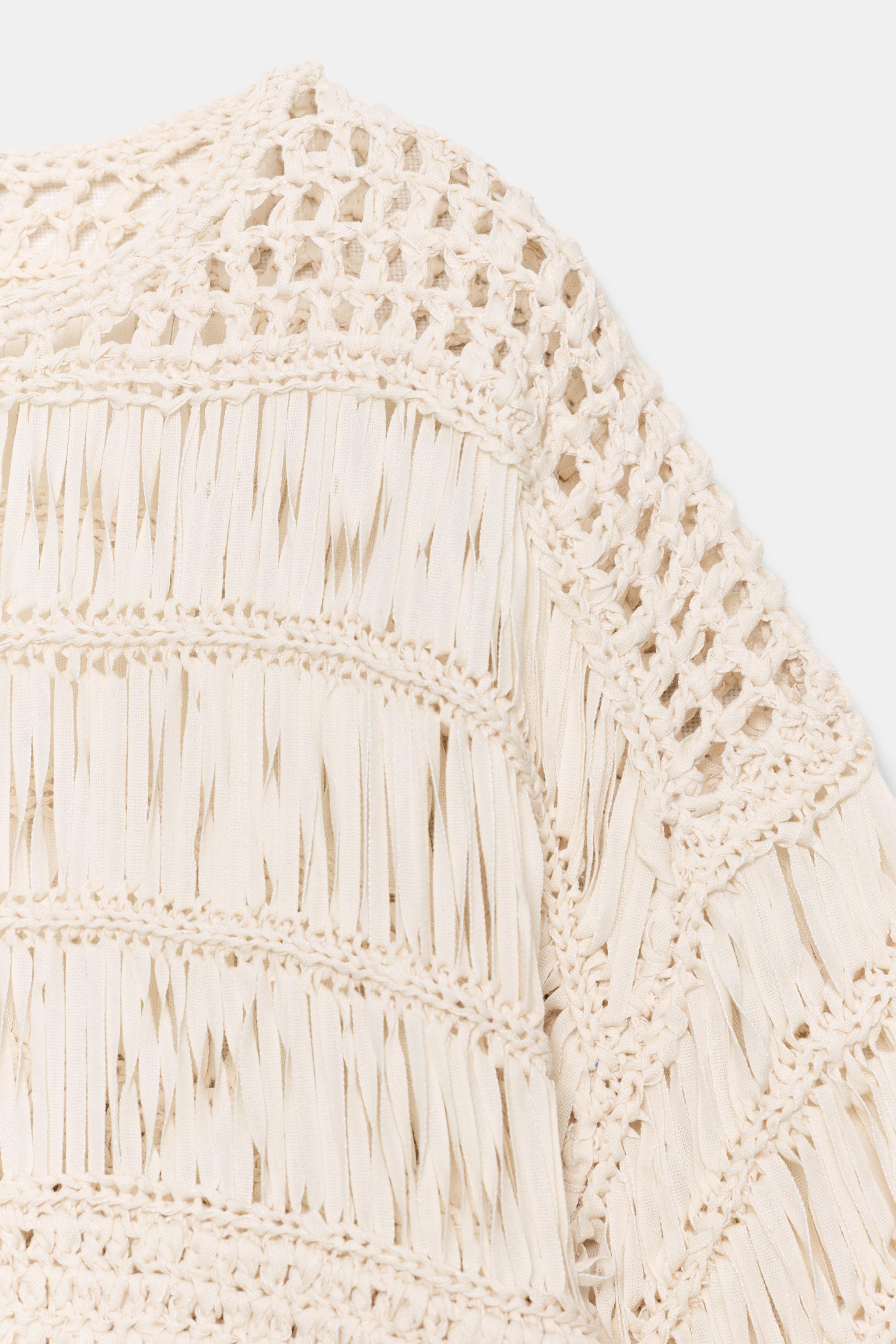 COMBINATION TAPE KNIT TOP