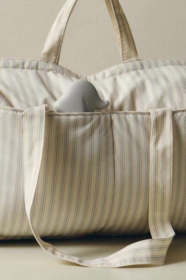 STRIPED MATERNITY PUSHCHAIR BAG - striped by Zara - Image 5