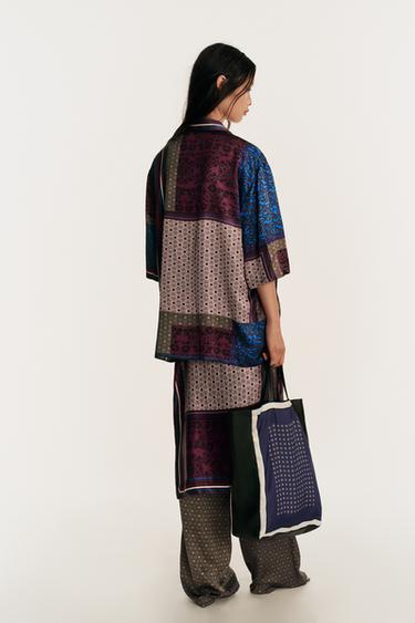 SAC À MAIN IMPRIMÉ ÉDITION LIMITÉE - Multicolore de Zara - Image 1
