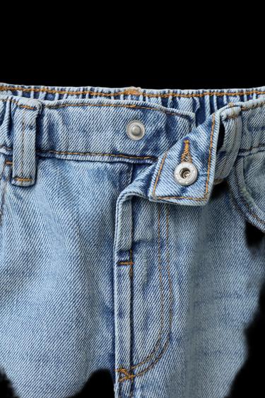 RIPPED LOW BAGGY JEANS - Blue by Zara