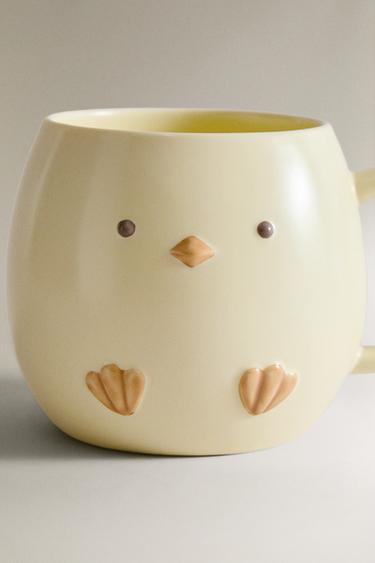 KIDS’ CHICK PORCELAIN MUG - Multicoloured by Zara - Image 3