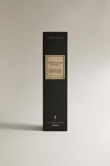 (500 ML) INCENSE LEATHER REED DIFFUSERS - Bronze by Zara - Image 4