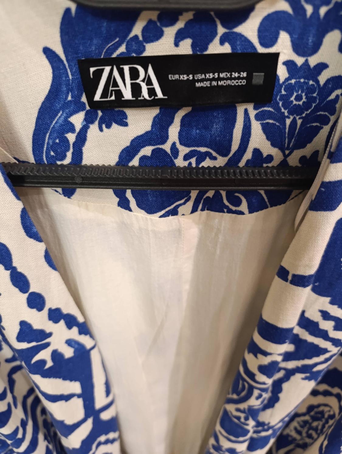 PRINTED LINEN BLEND KIMONO - Image 2