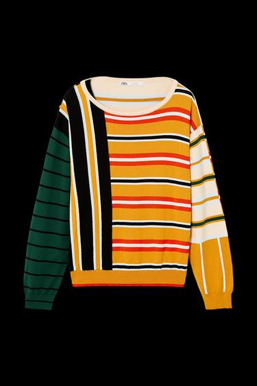 JERSEY RAYAS COMBINADAS LIMITED EDITION - Multicolor de Zara - Imagen 0