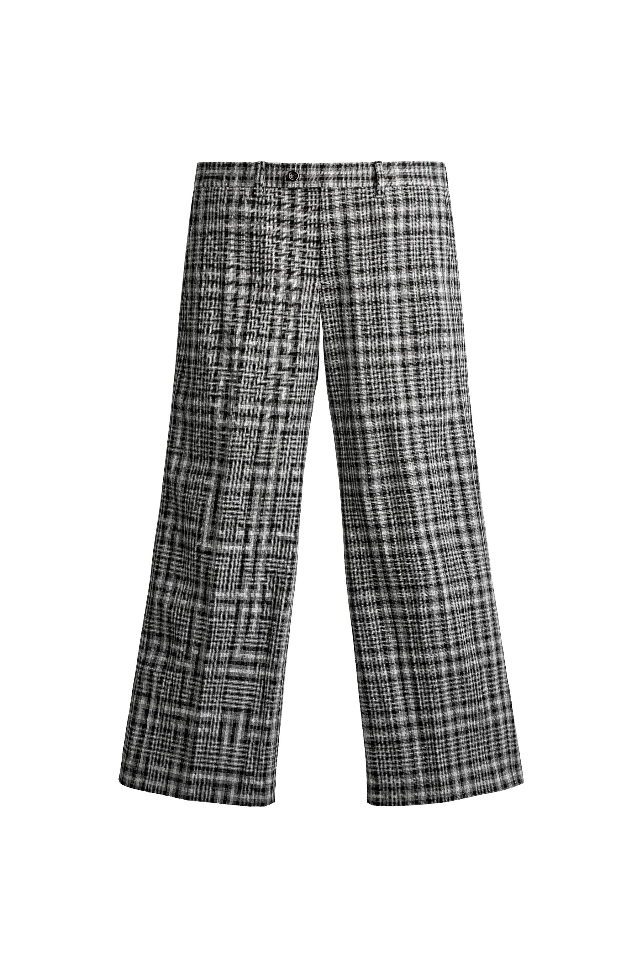 PANTALÓN FLARE FIT CUADROS