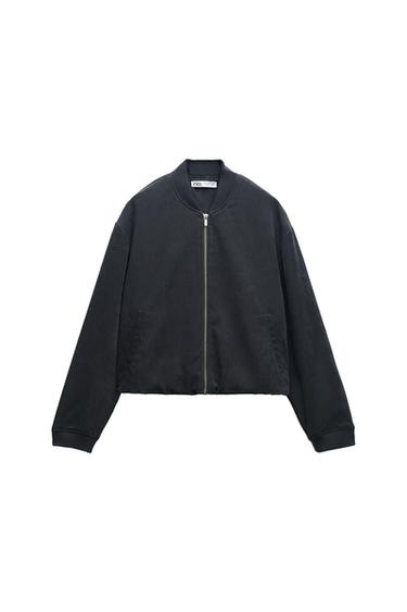 CROPPED BOMBER JACKET