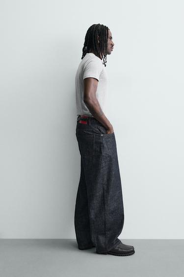 BALLOON FIT JEANS - Indigo by Zara - Image 3
